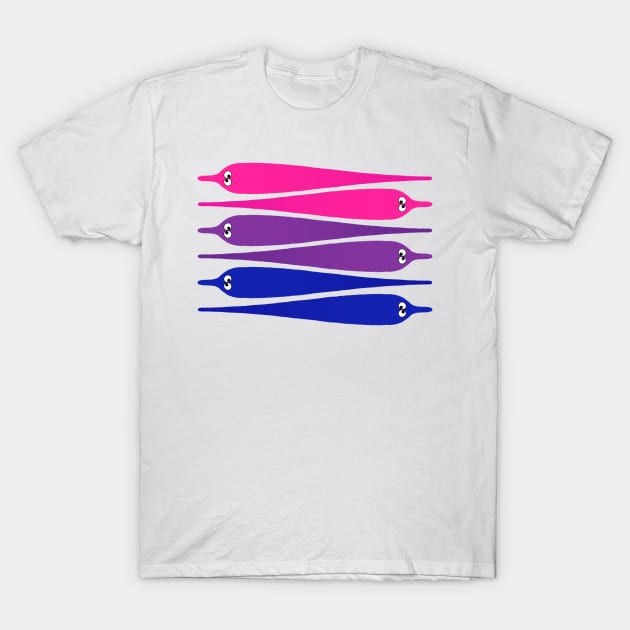 BI WORM T-Shirt by DEBUGROOM